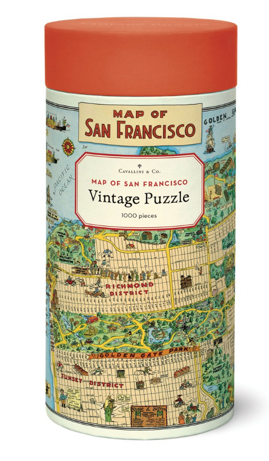 Map of San Francisco 1000 pc Puzzle