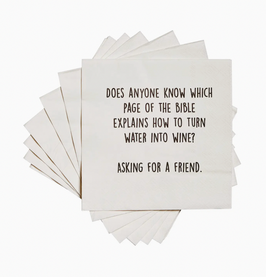 Water Into Wine Napkins