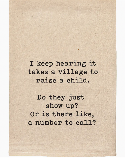 Raise a Child Tea Towel