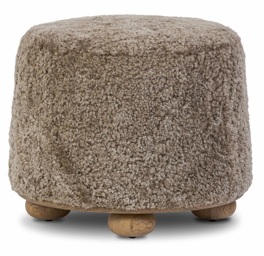 Shearling Ottoman