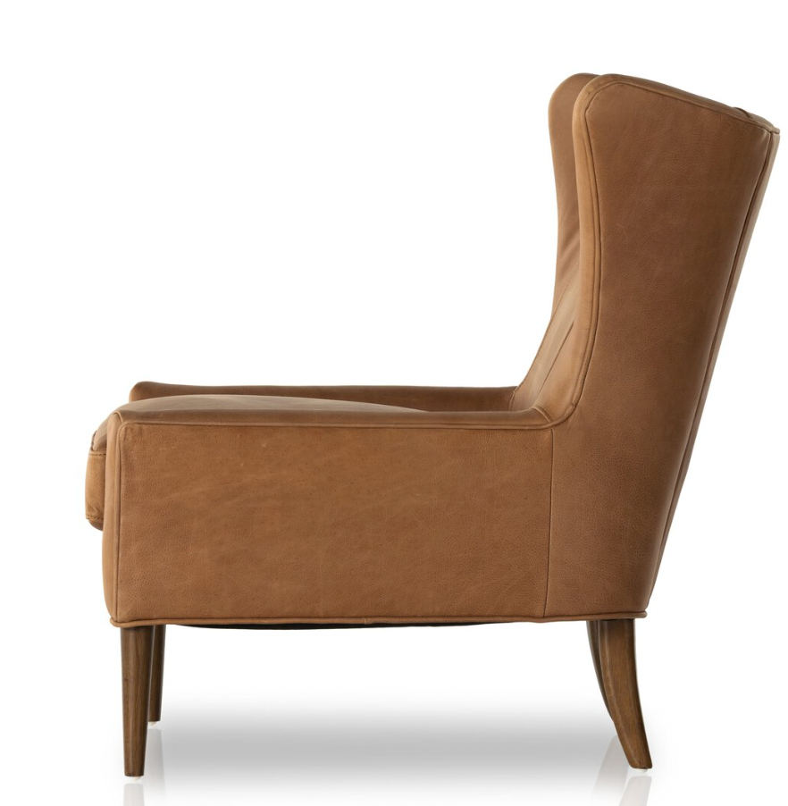 Leather Wing Chair