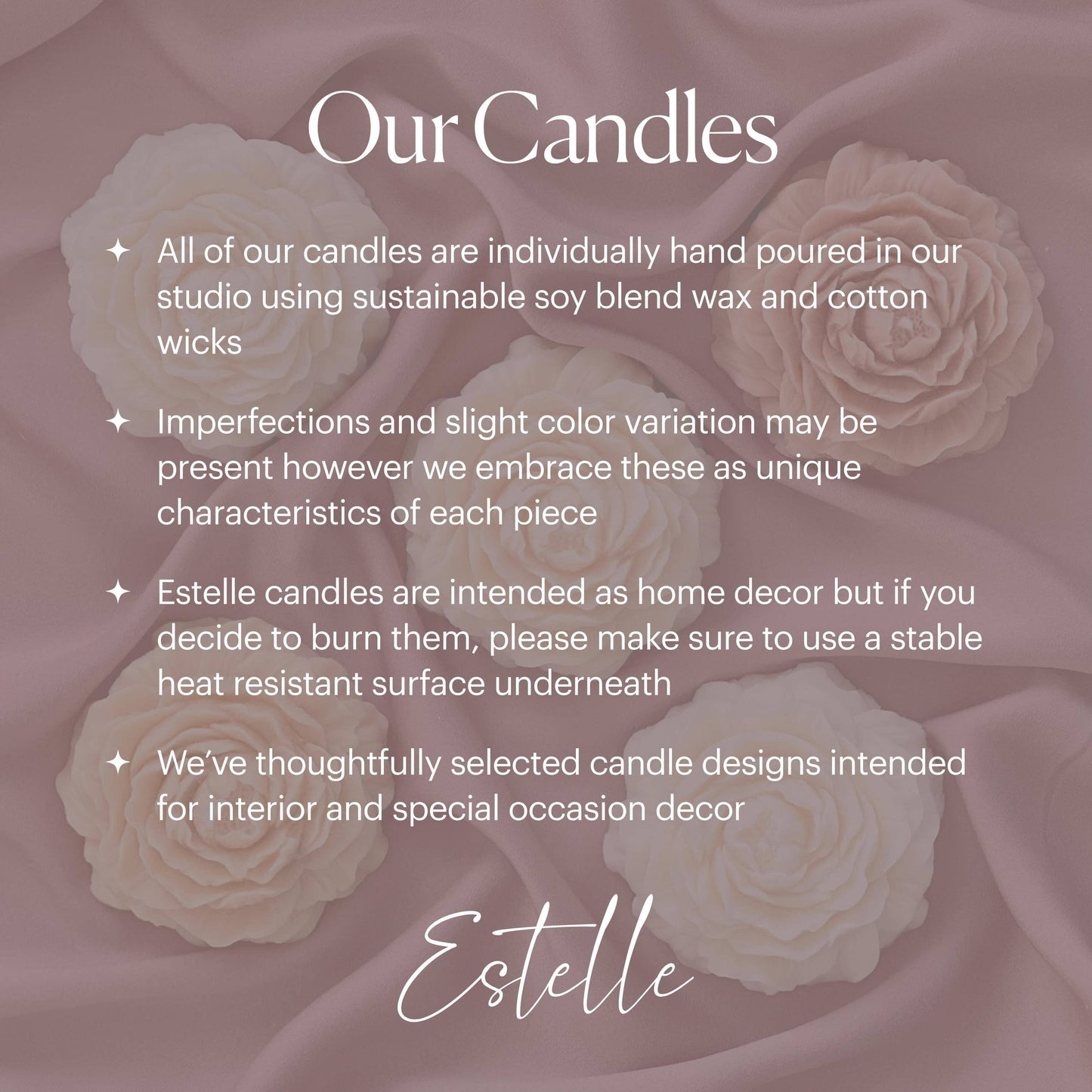 Ribbed Peak Pillar Candle Trio | Vegan Soy Wax, Aesthetic Decor: Coral / Unscented / Small