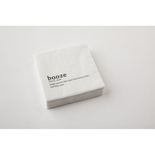 Beverage Napkin- Booze
