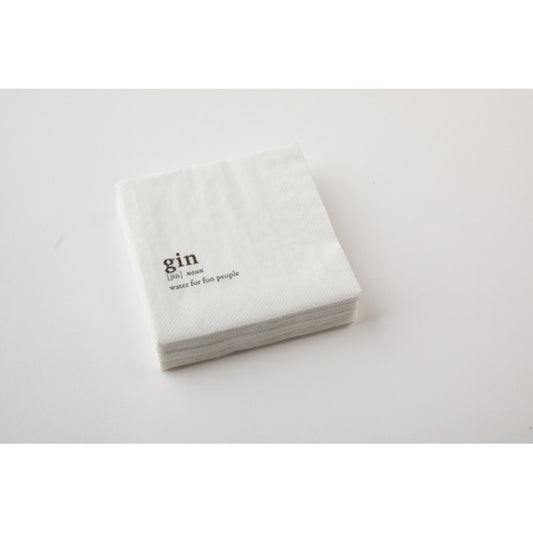 Beverage Napkin- Gin